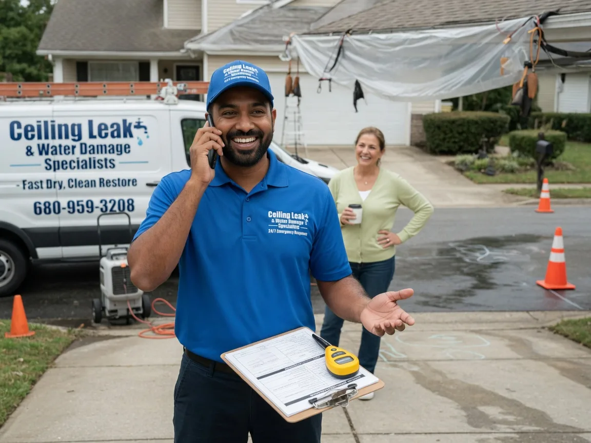 Ceiling Leak Cleanup Strang, NE FAQs